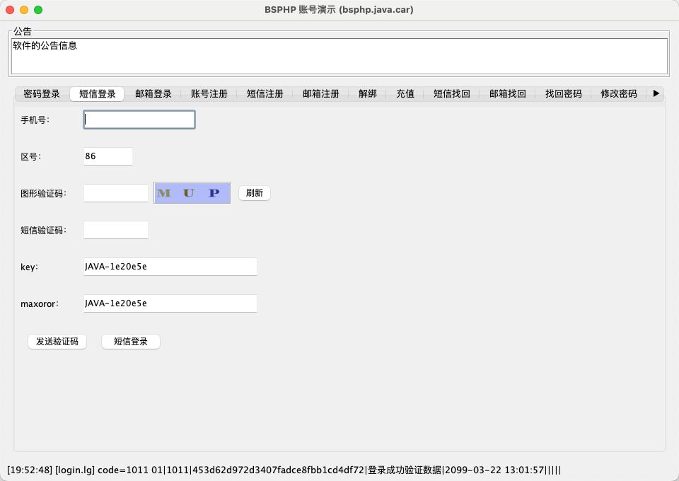 Java网络验证系统演示 配图